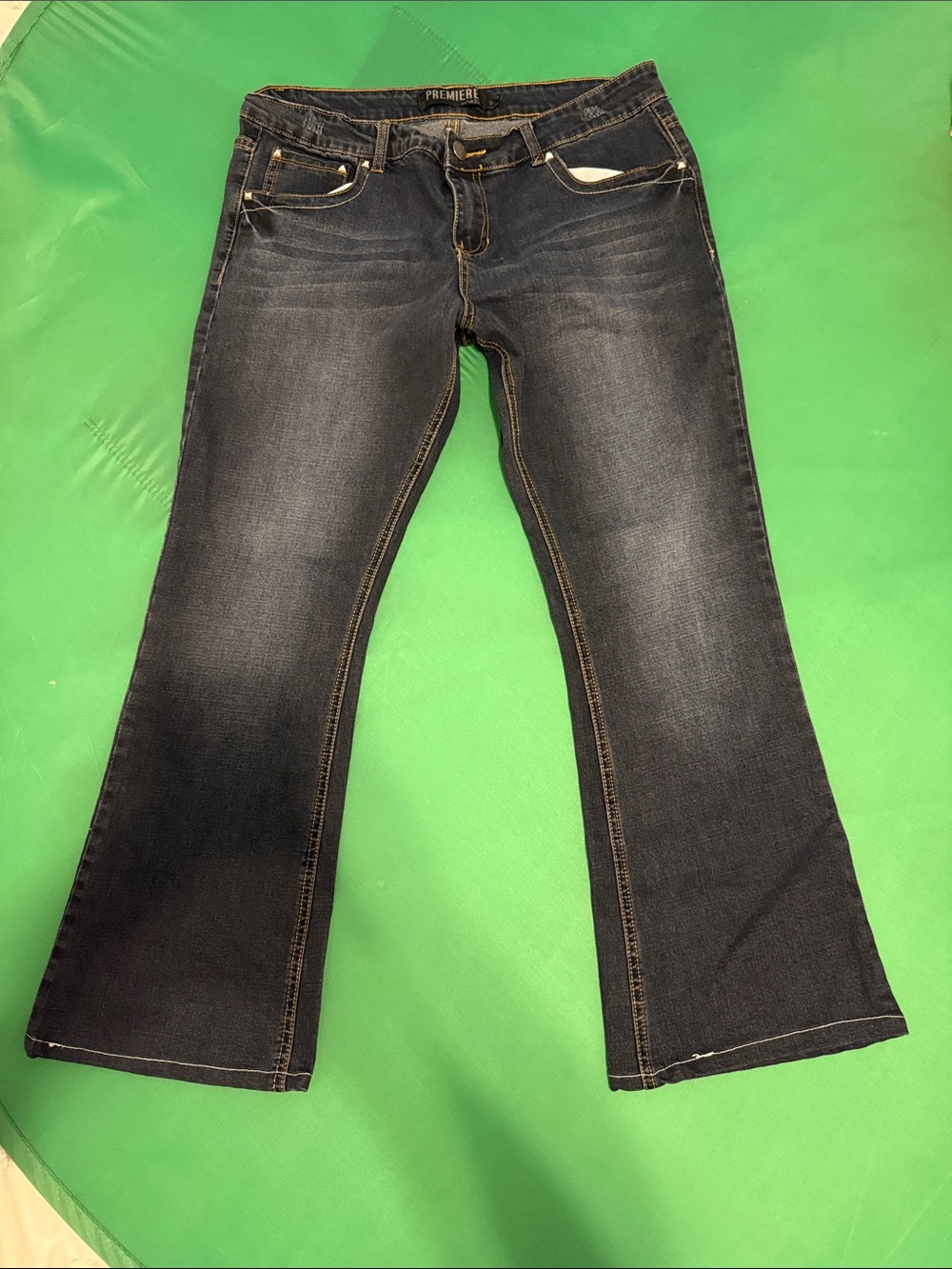 Y2K Premier by Rue 21 Women's Dark Wash Bootcut Jeans - Dark Blue